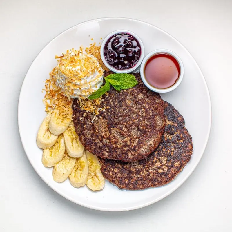 Almond Buckwheat Pancake at Cafe Elena in Columbus, Ohio