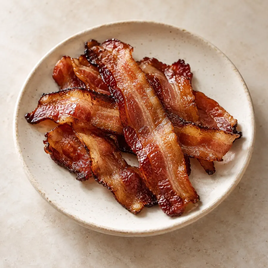 Caramelized Applewood Bacon — AI-generated illustration
