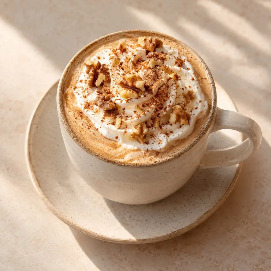 Banana Bread Latte — AI-generated illustration