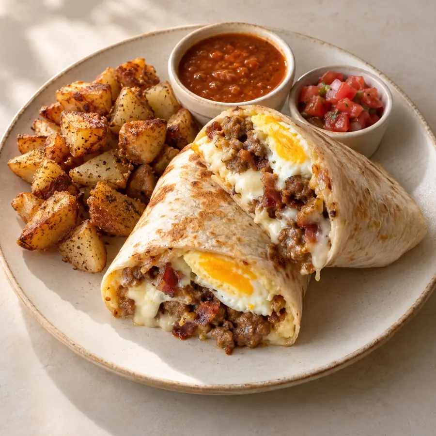 Breakfast Burrito — AI-generated illustration