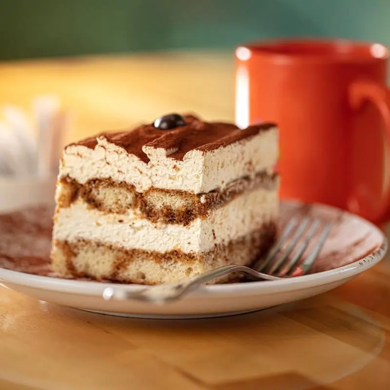 Tiramisu at Cafe Elena in Columbus, Ohio