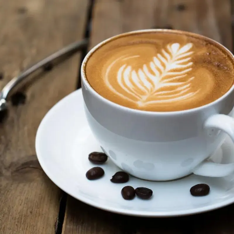 Cappuccino at Cafe Elena in Columbus, Ohio