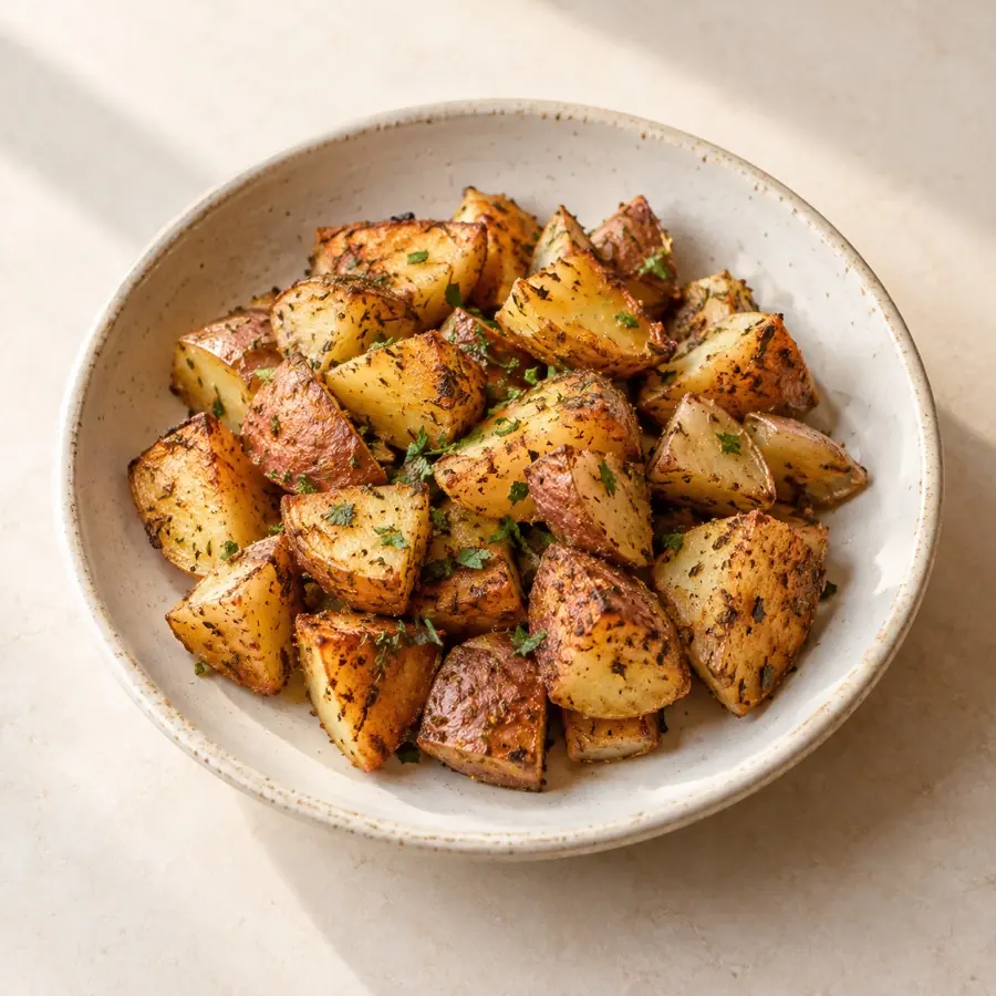 Homestyle Seasoned Potatoes — AI-generated illustration